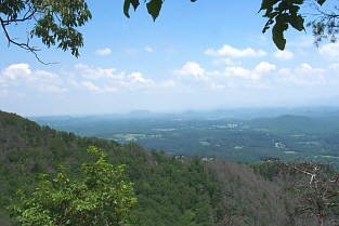 View looking toward Tellico Plains & Cherokee National Forest, Tellico District.